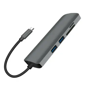 Type-c Hub Type-c To HDMI USB3.0 LAN Ethernet Docking Station Multi-Function USB C Hub Adapter PD Fast Charging For IPad Mac
Type-c Hub Type-c To HDMI USB3.0 LAN Ethernet Docking Station Multi-Function USB C Hub Adapter PD Fast Charging For IPad Mac