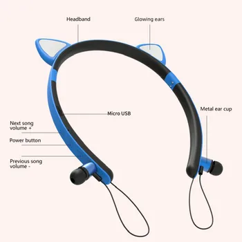 Girls Cosplay Wireless Bluetooth Earphone Magnetic Sports Earphone Cute Cartoon Headset With Mic For iphone and Android phone
Girls Cosplay Wireless Bluetooth Earphone Magnetic Sports Earphone Cute Cartoon Headset With Mic For iphone and Android phone