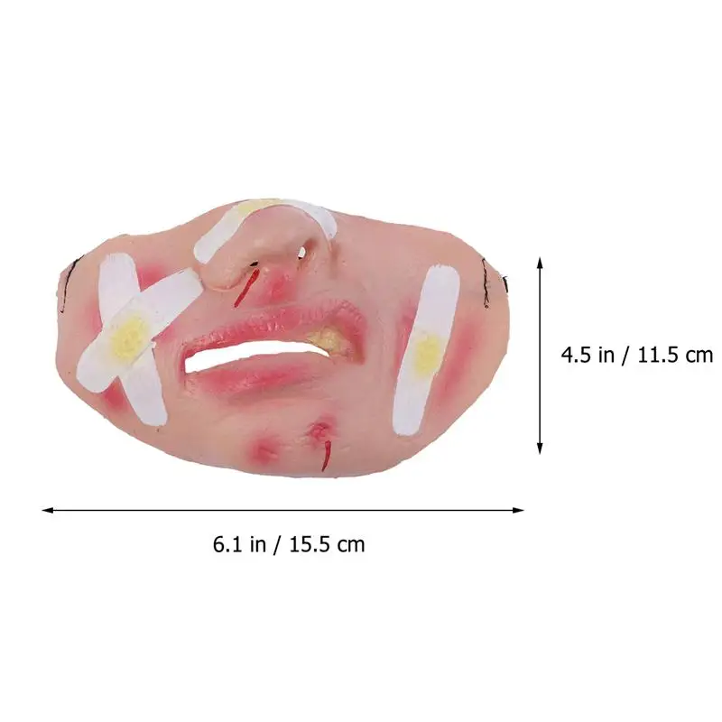 WINOMO 1 PC Latex Halloween Mask Funny Half Face Mask Captive Pattern Cosplay Costume Prop Performance Party Accessory
WINOMO 1 PC Latex Halloween Mask Funny Half Face Mask Captive Pattern Cosplay Costume Prop Performance Party Accessory