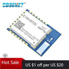 E104-BT05 TLSR8266 2.4GHz BLE4.2 UART Wireless Transceiver Module SMD Bluetooth AT Command Slave Transmitter Receiver
E104-BT05 TLSR8266 2.4GHz BLE4.2 UART Wireless Transceiver Module SMD Bluetooth AT Command Slave Transmitter Receiver