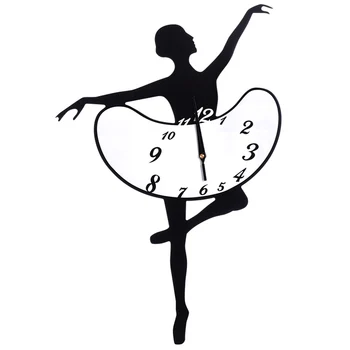 Ballet Dance Clock Wall Clock Living Room Home Decoration Mute Fashion Bedroom Creative Personality Art Nordic Clock
Ballet Dance Clock Wall Clock Living Room Home Decoration Mute Fashion Bedroom Creative Personality Art Nordic Clock