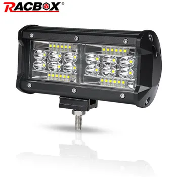 Racbox New 60W 7 inch led work light combo beam light bar 6000K White For motorcycle 4x4 truck SUV boat ATV car styling
Racbox New 60W 7 inch led work light combo beam light bar 6000K White For motorcycle 4x4 truck SUV boat ATV car styling