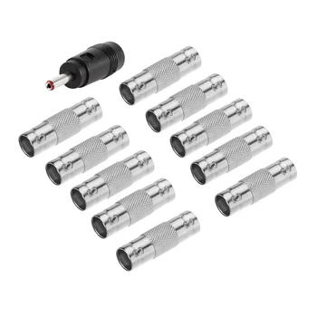 1 Pcs Dc Power Female To Male Converter Plug & 10Pcs Bnc Female To Bnc Female Cctv Security Camera Adapter 
1 Pcs Dc Power Female To Male Converter Plug & 10Pcs Bnc Female To Bnc Female Cctv Security Camera Adapter