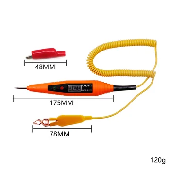 Voltage Test Pen Electric Probe LED Light Crocodile clip Metal Equipment 1pc Auto
Voltage Test Pen Electric Probe LED Light Crocodile clip Metal Equipment 1pc Auto