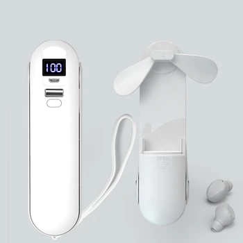 TWS large capacity Wireless Earphone Bluetooth Earbud Touch Control LED Power Display HIFI Stereo with Flashlight and Fan
TWS large capacity Wireless Earphone Bluetooth Earbud Touch Control LED Power Display HIFI Stereo with Flashlight and Fan