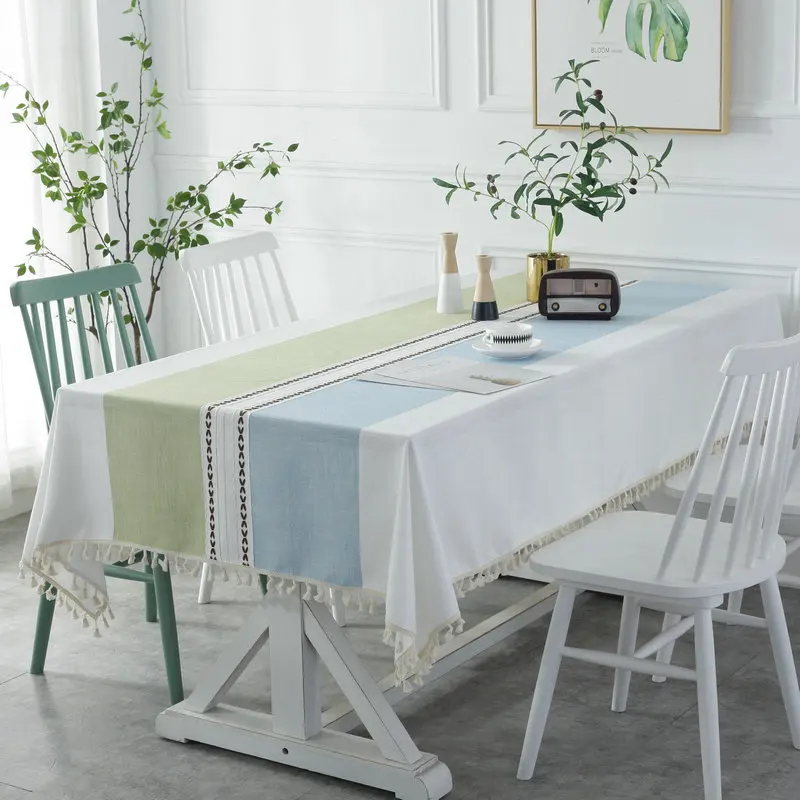 1pcs Plaid Decorative Linen Tablecloth With Tassel Waterproof Oilproof Rectangular Wedding Dining Table Cover Tea Table Cloth
1pcs Plaid Decorative Linen Tablecloth With Tassel Waterproof Oilproof Rectangular Wedding Dining Table Cover Tea Table Cloth