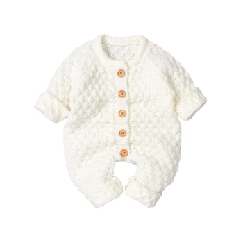 Baby Girl Boy Clothes Kids Baby Girl Boy Thick Wool Sweater Romper Overall Knitted Clothes
Baby Girl Boy Clothes Kids Baby Girl Boy Thick Wool Sweater Romper Overall Knitted Clothes