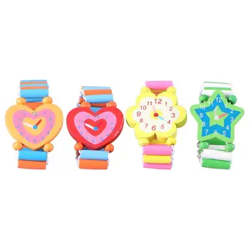 5PCS Kids Stretchy Band Watch Toy Creative Cartoon Watch Toy Wooden Kids Wristband Protection Children Wooden Toy Random Color
5PCS Kids Stretchy Band Watch Toy Creative Cartoon Watch Toy Wooden Kids Wristband Protection Children Wooden Toy Random Color