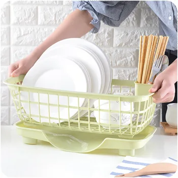 Plastic Bowl Tableware Bowls and Chopsticks Dishes Storage Draining Dish Rack Kitchen Multi-functional Storage Rack A684
Plastic Bowl Tableware Bowls and Chopsticks Dishes Storage Draining Dish Rack Kitchen Multi-functional Storage Rack A684
