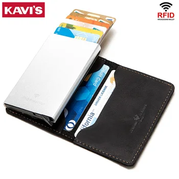 2020 Crazy Horse Anti-theft Protect ID Card Case Credit Card Holder RFID Vintage Genuine Cow Leather Automatic Hasp Men Slim
2020 Crazy Horse Anti-theft Protect ID Card Case Credit Card Holder RFID Vintage Genuine Cow Leather Automatic Hasp Men Slim