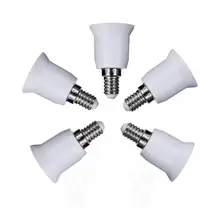 5pcs E14 Per E27 Base Lampada Della Luce Della Vite Lampadina Holder Adapter Socket Converter HA CONDOTTO LA Lampada del Supporto di Base Convertitori Per casa di Illuminazione(China)