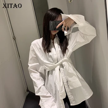 XITAO Bandage Causal Single Breasted Blouse Women 2020 Spring Tide Fashion New Style Turn Down Collar Long Sleeve Top GCC3188
XITAO Bandage Causal Single Breasted Blouse Women 2020 Spring Tide Fashion New Style Turn Down Collar Long Sleeve Top GCC3188