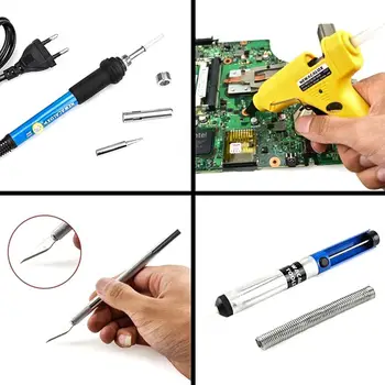 Adjustable Plastic Handle Electric Iron Soldering Iron Suit Soldering Tool High Temperature Handheld Electrical Tools
Adjustable Plastic Handle Electric Iron Soldering Iron Suit Soldering Tool High Temperature Handheld Electrical Tools