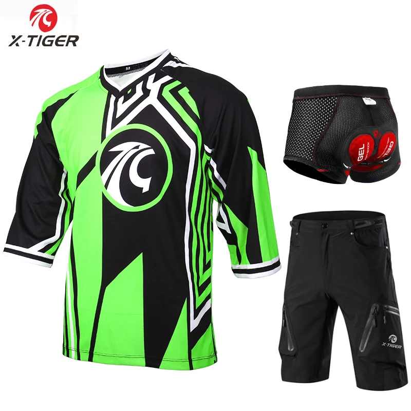 X-Tiger Autumn Long Sleeve Downhill Jerseys Set Quick-Dry MTB Bike Cycling Shorts Set Spring 100% Polyester Motorcycle DH Shirt
X-Tiger Autumn Long Sleeve Downhill Jerseys Set Quick-Dry MTB Bike Cycling Shorts Set Spring 100% Polyester Motorcycle DH Shirt