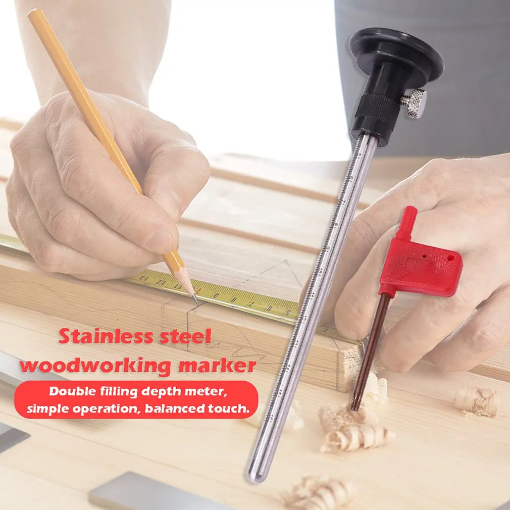 Marking Line Tool Scriber European Style Mark Scraper Marking Guage Dowels Marking Instrument Woodworking Tool
Marking Line Tool Scriber European Style Mark Scraper Marking Guage Dowels Marking Instrument Woodworking Tool