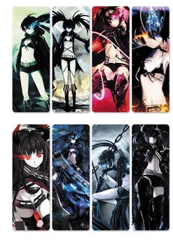 10 sets/lot Anime Black Rock Shooter bookmarks for books Kuroi Mato Yu Koutari PVC Book mark Office School Accessories Gift
10 sets/lot Anime Black Rock Shooter bookmarks for books Kuroi Mato Yu Koutari PVC Book mark Office School Accessories Gift