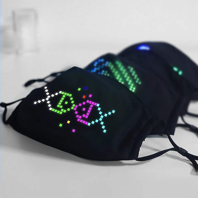 Magic Mask Face Mask, LED Lighted Matrix, Bluetooth App Controlled, Wireless, USB Rechargeable Battery
Magic Mask Face Mask, LED Lighted Matrix, Bluetooth App Controlled, Wireless, USB Rechargeable Battery