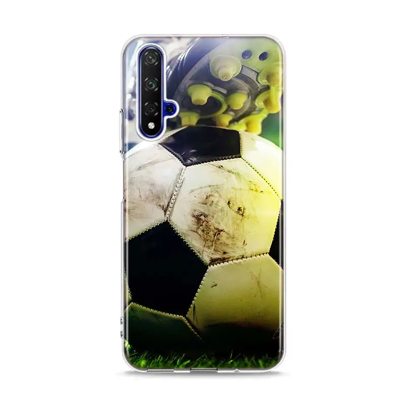 silicone tpu cover fire football soccer for huawei honor 10i 9x