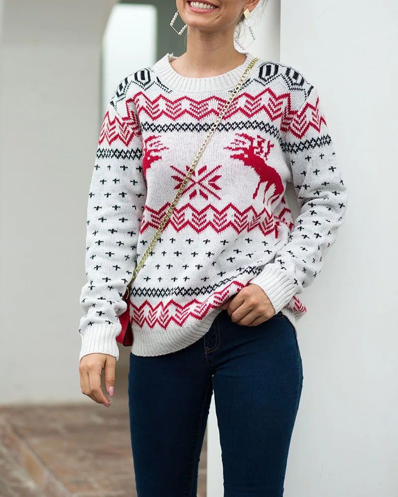 christmas sweater women snow deer pullover girl winter clothes 2019 knitted sweaters merry christmas plus size casual cartoon
christmas sweater women snow deer pullover girl winter clothes 2019 knitted sweaters merry christmas plus size casual cartoon