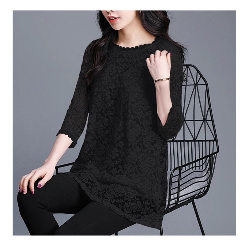 Southeast Asia Spring And Summer Large Women's 2021 Lace shirt medium Length a-word Women's Fashion Top Bottomed Shirt
Southeast Asia Spring And Summer Large Women's 2021 Lace shirt medium Length a-word Women's Fashion Top Bottomed Shirt