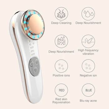 Ultrasonic Face Cleaning Device Vibration Massager Facial Lifting Skin Tightening Beauty Machine Face Body Spa Ion Instrument
Ultrasonic Face Cleaning Device Vibration Massager Facial Lifting Skin Tightening Beauty Machine Face Body Spa Ion Instrument