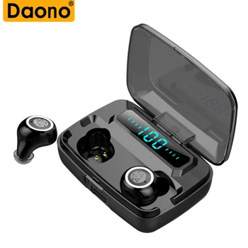 TWS M11 Earphone With LED Digital Display Touch 5.0 IPX7 Waterproof Earbuds Wireless Headset With Binaural HD Call
TWS M11 Earphone With LED Digital Display Touch 5.0 IPX7 Waterproof Earbuds Wireless Headset With Binaural HD Call