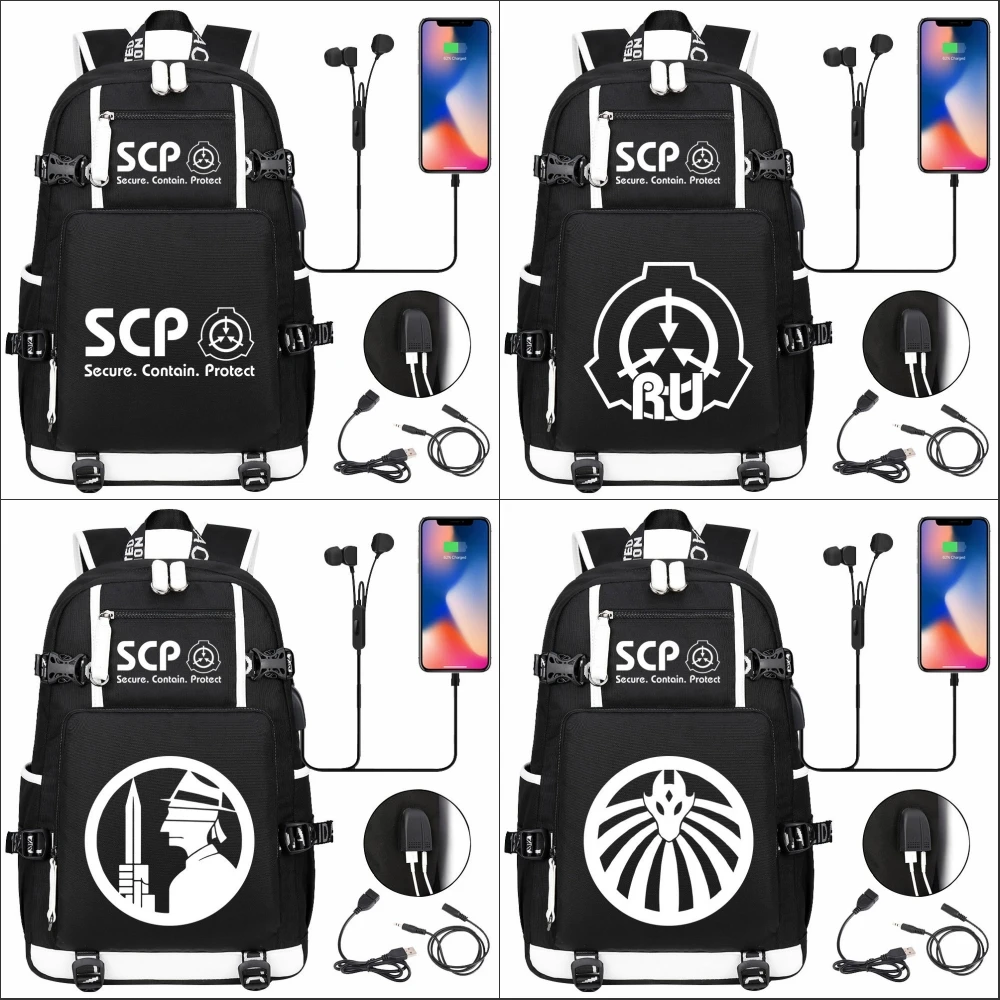 SCP Foundation Casual Backpack Cartoon School Bags for Teenage Bookbag Kids teenager Travel Bagpack USB Laptop Shoulder Bags
SCP Foundation Casual Backpack Cartoon School Bags for Teenage Bookbag Kids teenager Travel Bagpack USB Laptop Shoulder Bags