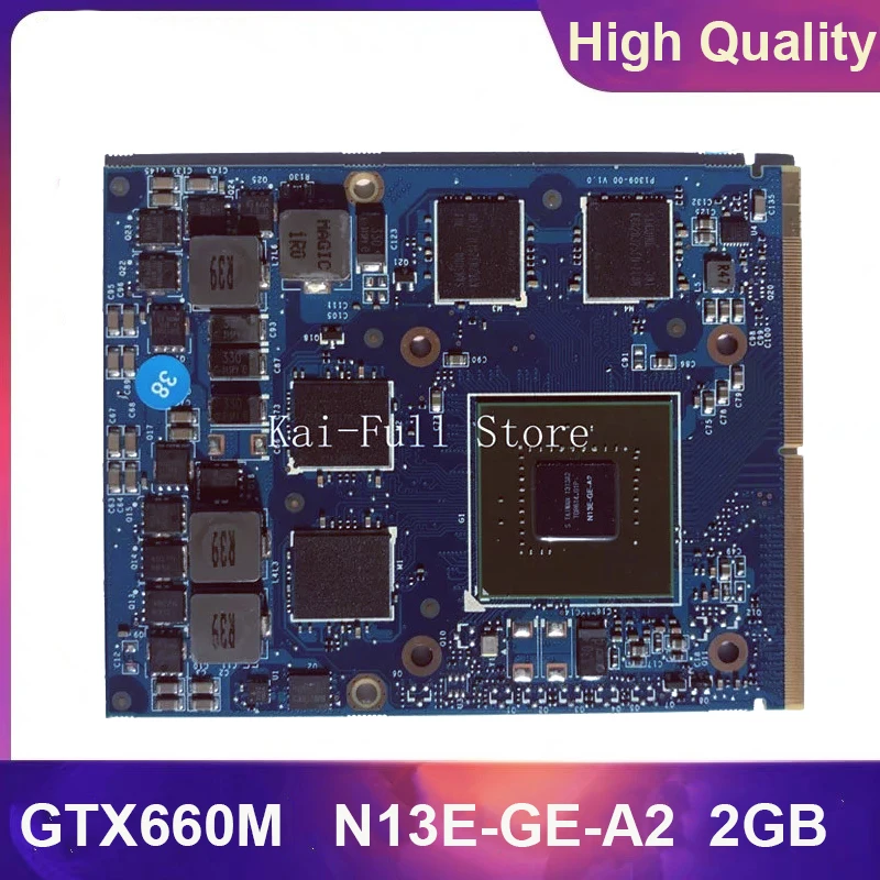 Оригинальная видеокарта GTX660M GTX 660M GDDR5 2 Гб N13E-GE-A2 с X-кронштейном для Dell Alienware M15X M17X R4