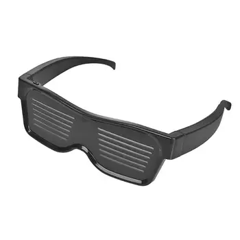 Magic Bluetooth LED Light-up Glasses App Control USB Charging Nightclub Bar Party Glasses Shield Luminous Glasses DIY Multi-ling
Magic Bluetooth LED Light-up Glasses App Control USB Charging Nightclub Bar Party Glasses Shield Luminous Glasses DIY Multi-ling