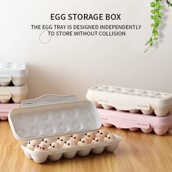 18 Eggs Airtight Plastic Storage Case Refrigerator Single Layer Food Container Storage Boxes Space Saver Home Organizer Gadgets
18 Eggs Airtight Plastic Storage Case Refrigerator Single Layer Food Container Storage Boxes Space Saver Home Organizer Gadgets