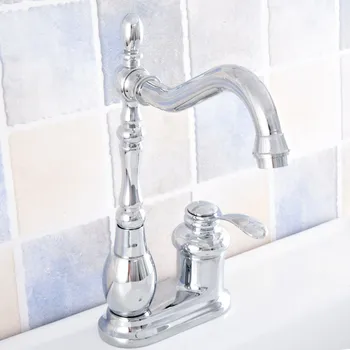 Polished Chrome Brass Swivel Spout Two Holes Basin Kitchen Bathroom Vanity Sink 4" Centerset Lavatory Faucet Mixer Tap asf841
Polished Chrome Brass Swivel Spout Two Holes Basin Kitchen Bathroom Vanity Sink 4" Centerset Lavatory Faucet Mixer Tap asf841