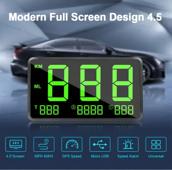 4.5 Inch GPS Speedometer Digital Car Speed Display Over Speed Alarm System Universal LED Display Car Instrument Car Accessories
4.5 Inch GPS Speedometer Digital Car Speed Display Over Speed Alarm System Universal LED Display Car Instrument Car Accessories