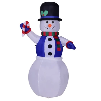1.8M Inflatable Waving Hand Snowman for Christmas Cute Inflatable Xmas Decoration Super Market Entertainment Holiday New Year 
1.8M Inflatable Waving Hand Snowman for Christmas Cute Inflatable Xmas Decoration Super Market Entertainment Holiday New Year