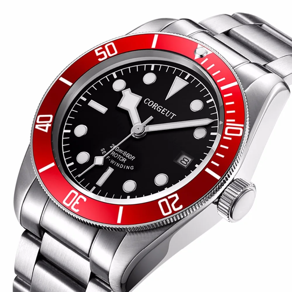 Corgeut Luxury Top Brand Mechanical Watch luminous sapphire Men Automatic Military Sport Swim Clock Mechanical Wrist Watches
Corgeut Luxury Top Brand Mechanical Watch luminous sapphire Men Automatic Military Sport Swim Clock Mechanical Wrist Watches