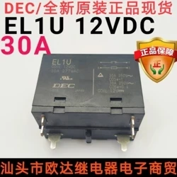 1PCS NEW Air conditioning compressor contactor 200V 240V relay EL1U 30A 250VAC 277VAC 200VAC-240VAC
1PCS NEW Air conditioning compressor contactor 200V 240V relay EL1U 30A 250VAC 277VAC 200VAC-240VAC