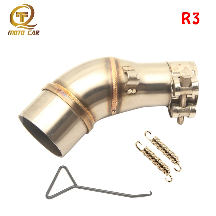 Motorcycle Exhaust Pipe Slip on Middle Tube Adapter Scooter Escape Muffler Exhaust Systems for YAMAHA YZF R25 R30 R3 2015-2017
Motorcycle Exhaust Pipe Slip on Middle Tube Adapter Scooter Escape Muffler Exhaust Systems for YAMAHA YZF R25 R30 R3 2015-2017