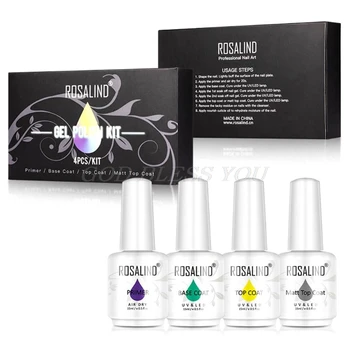 4Pcs Gel Nail Polish Kit Primer Base Matt Top Coat with Long Lasting Sealing Manicure Soak Off UV LED Nails DIY Art
4Pcs Gel Nail Polish Kit Primer Base Matt Top Coat with Long Lasting Sealing Manicure Soak Off UV LED Nails DIY Art