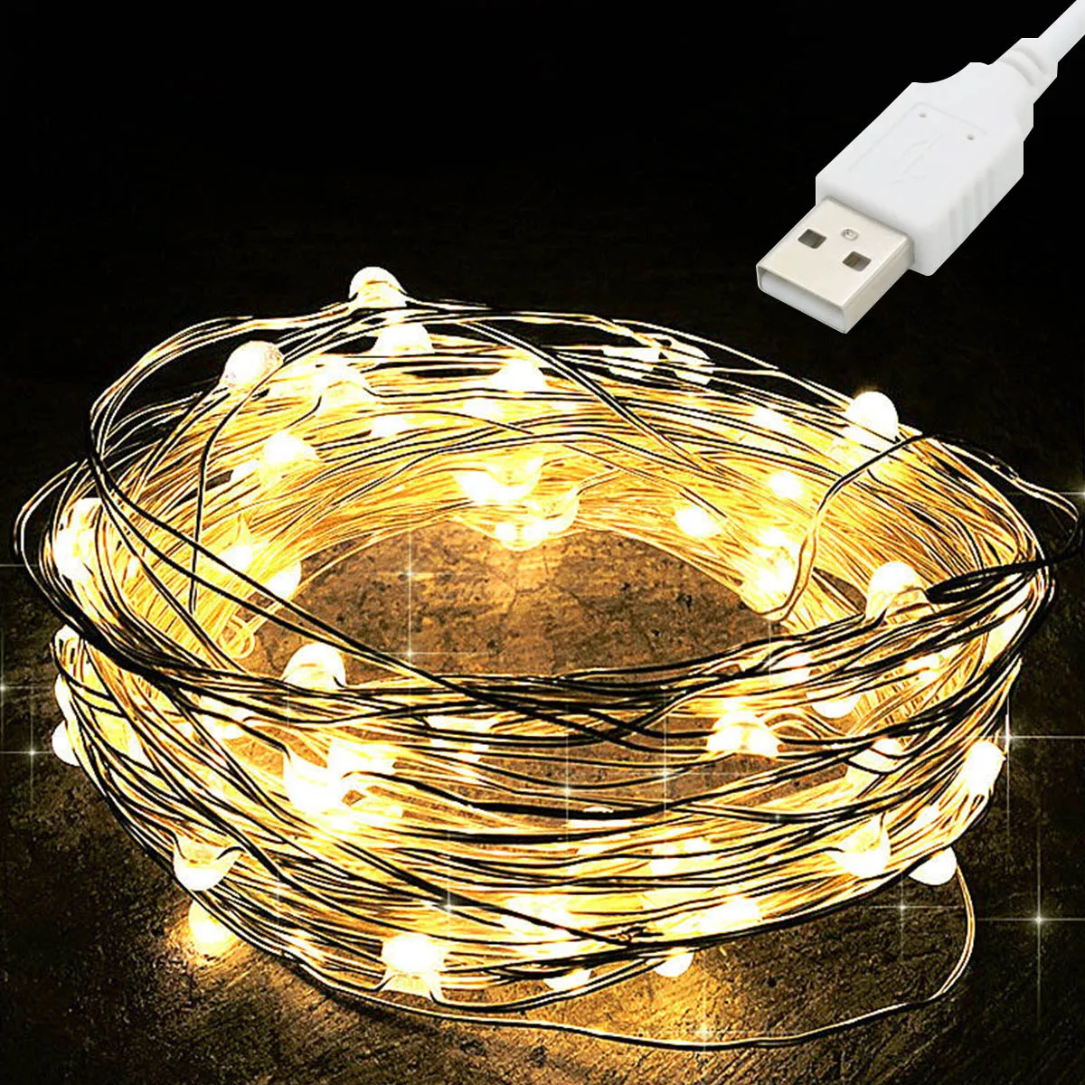 10M USB LED String Light Waterproof LED Copper Wire String Holiday Outdoor Fairy Lights For Christmas Party Wedding Decoration
10M USB LED String Light Waterproof LED Copper Wire String Holiday Outdoor Fairy Lights For Christmas Party Wedding Decoration