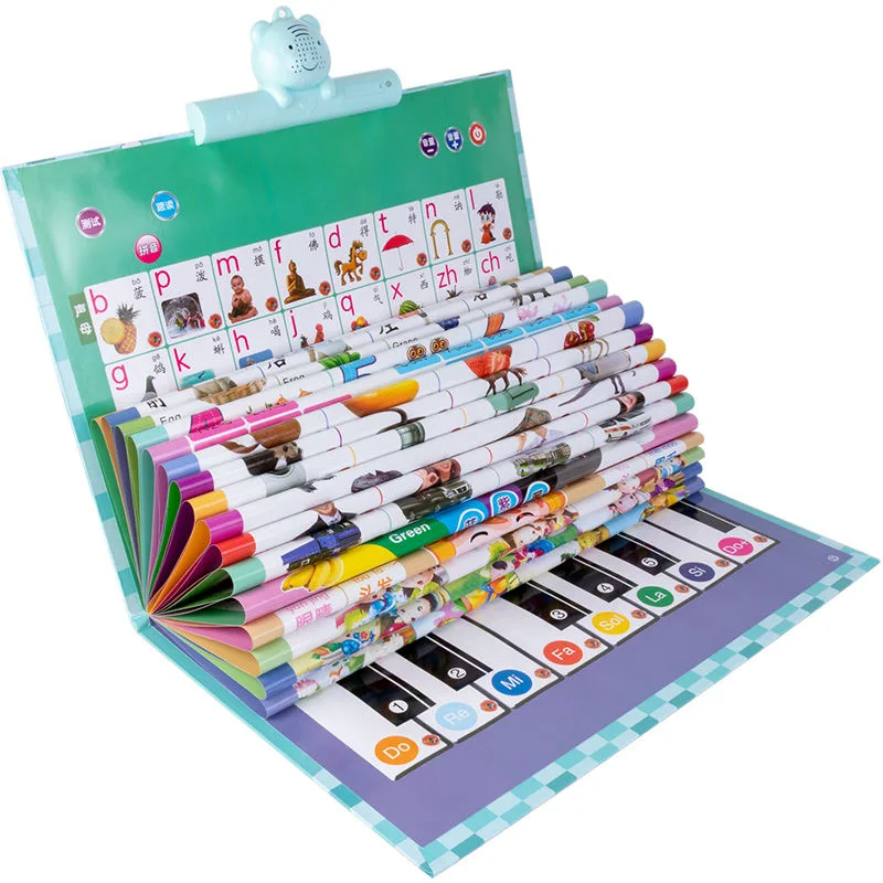 Children's intelligence early education machine storybook puzzle learning point reading machine learning Chinese and English
Children's intelligence early education machine storybook puzzle learning point reading machine learning Chinese and English