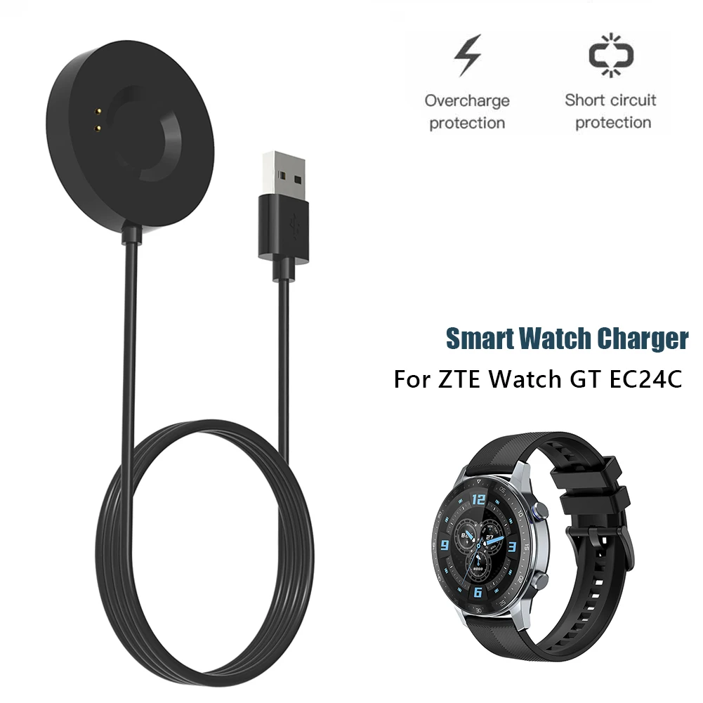 ALLOYSEED Watch Magnetic Charging Cable for ZTE GT EC24C Sport Charger Power Supply Wire Dock Stand Accessories | Электроника