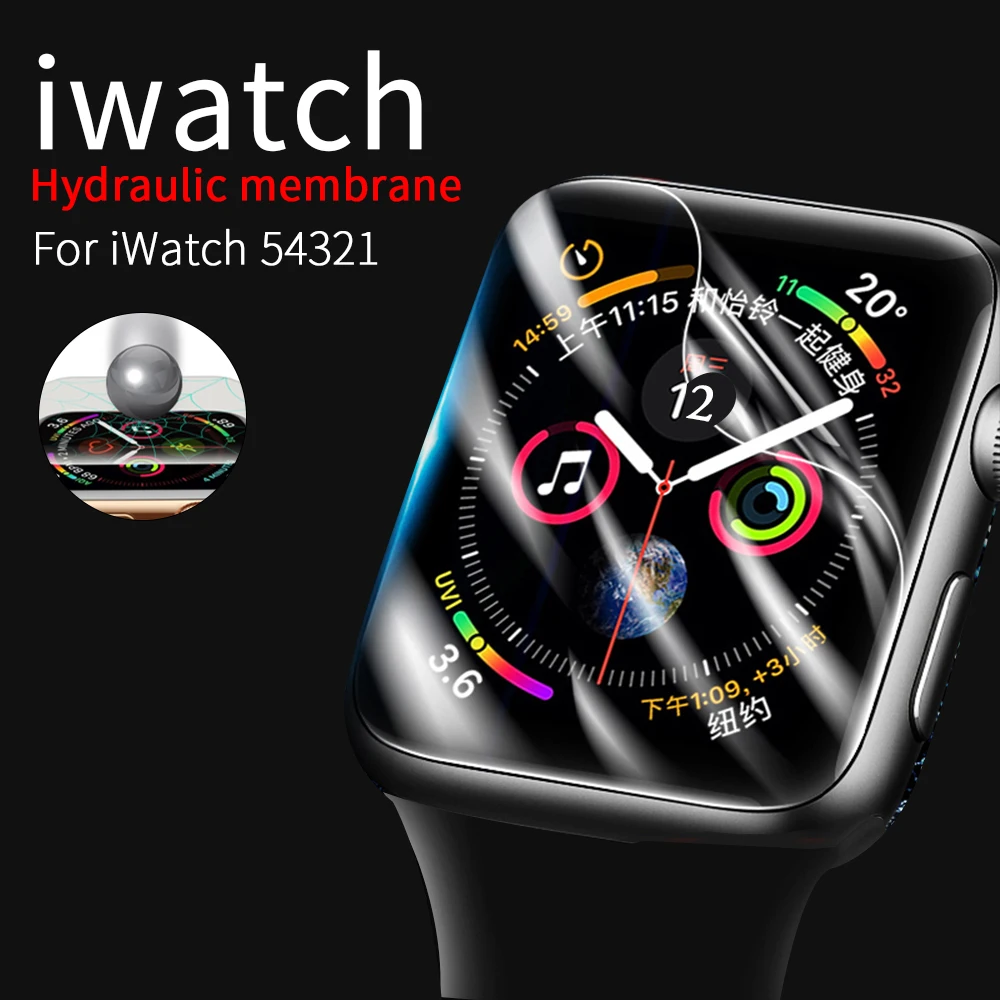 Clear Hydrogel Film for Apple Watch Series 5 44mm 40mm Screen Protector Transparent Protective Film for iWatch 4 3 2 1 38mm 42mm
Clear Hydrogel Film for Apple Watch Series 5 44mm 40mm Screen Protector Transparent Protective Film for iWatch 4 3 2 1 38mm 42mm