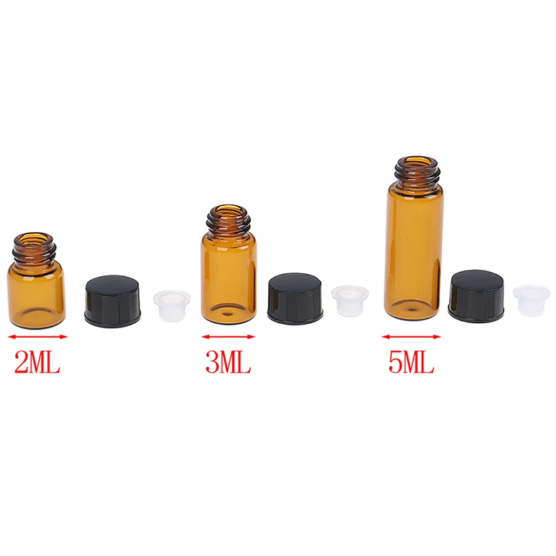 10 Pcs Bottle Empty 2 Ml/3ml/5ml PVC Amber Essential Oil Bottle With Orifice Reducer
10 Pcs Bottle Empty 2 Ml/3ml/5ml PVC Amber Essential Oil Bottle With Orifice Reducer