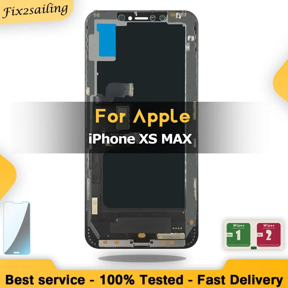 TFT LCD For iPhone XS Max Display Touch Screen With Digitizer Replacement Assembly Parts
TFT LCD For iPhone XS Max Display Touch Screen With Digitizer Replacement Assembly Parts
