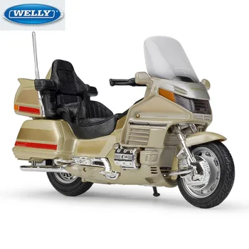 WELLY 1:18 HOND GOLD WING Die-casting Alloy Motorcycle Model Simulation Ornaments Collection for Kids Toys Birthday Present
WELLY 1:18 HOND GOLD WING Die-casting Alloy Motorcycle Model Simulation Ornaments Collection for Kids Toys Birthday Present