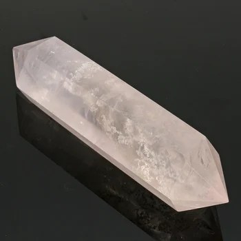 KiWarm Latest 100% Natural Pink Rose Crystal Quartz Stone Point Double Terminated Wand Healing Gemstone Home Decor Craft 70-90MM
KiWarm Latest 100% Natural Pink Rose Crystal Quartz Stone Point Double Terminated Wand Healing Gemstone Home Decor Craft 70-90MM