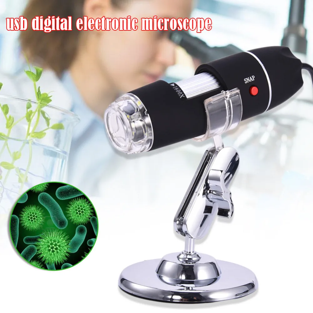 Mega Pixels 500X 1000X 1600X 8 LED Digital Microscope USB Endoscope Camera Microscopio Magnifier Electronic Microscope W/ Stand
Mega Pixels 500X 1000X 1600X 8 LED Digital Microscope USB Endoscope Camera Microscopio Magnifier Electronic Microscope W/ Stand
