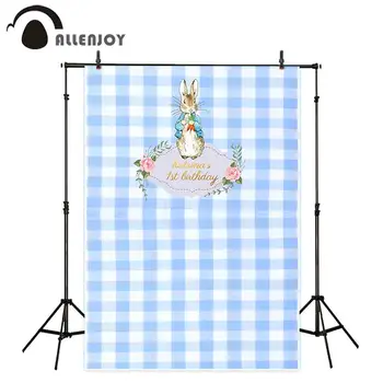 Allenjoy 1st Birthday Banner Blue Lattice Flowers Leaves Rabbit Carrot Photozone Background Cloth Baby Shower Party Wall Decor
Allenjoy 1st Birthday Banner Blue Lattice Flowers Leaves Rabbit Carrot Photozone Background Cloth Baby Shower Party Wall Decor