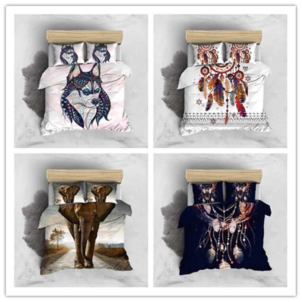 2020 Bedding Set 3D Dreamcatcher And Wolf And Wolf Printing Design Duvet Cover Set Single Queen King Size
2020 Bedding Set 3D Dreamcatcher And Wolf And Wolf Printing Design Duvet Cover Set Single Queen King Size