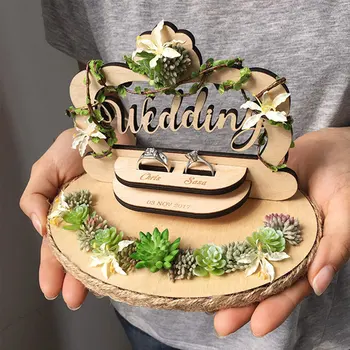 1pcs creative engagement party decorations Customized bird nest flower Rustic Wedding bearer cushion custom name ring pillow
1pcs creative engagement party decorations Customized bird nest flower Rustic Wedding bearer cushion custom name ring pillow