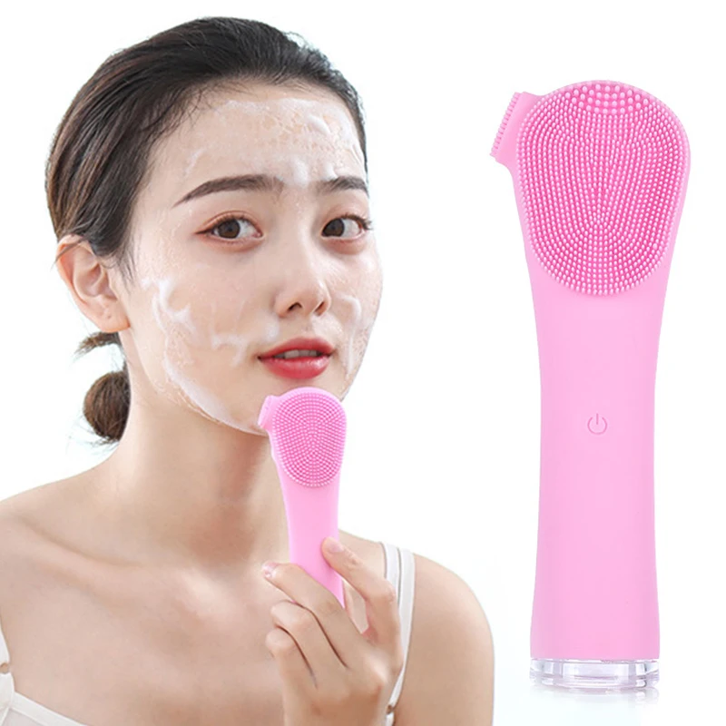 Silicone Electric Facial Cleansing Brush Ultrasonic Wave Face Cleaner Skin Care Massage Beauty Tool Deep Cleansing For Face Care
Silicone Electric Facial Cleansing Brush Ultrasonic Wave Face Cleaner Skin Care Massage Beauty Tool Deep Cleansing For Face Care